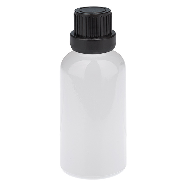 30ml Flasche 11mm Schraubverschluss schwarz Originalitätsverschluss WhiteLine UT18/30