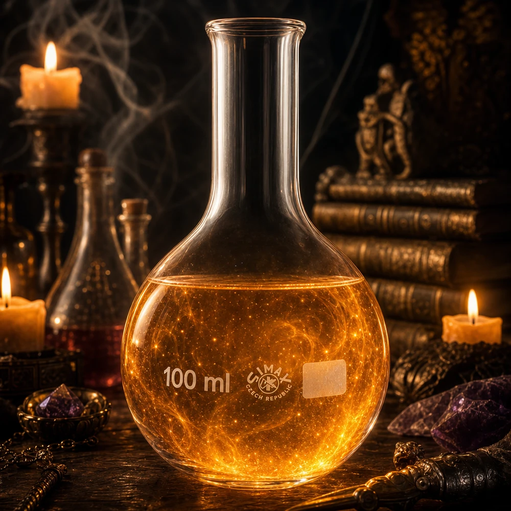 Vielseitiger 100ml Laborstehkolben mit Enghals für Synthesen Reaktionen und Stoffgemische