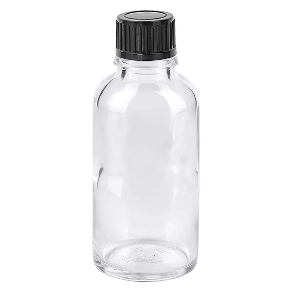 30ml Flasche 11mm Schraubverschluss schwarz Standard ClearLine UT18/30