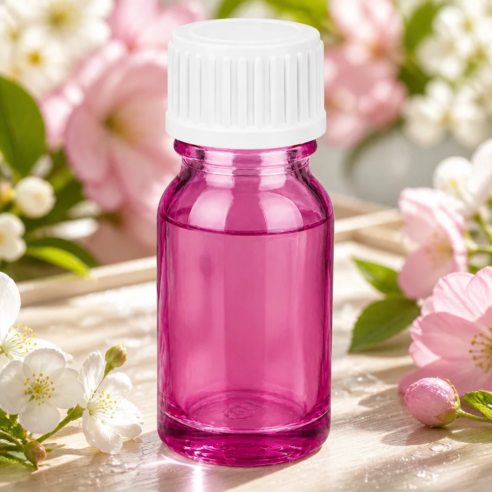 Robuste 10ml Glasflasche mit kratzfester Oberfläche in Purple für professionelle Nutzung