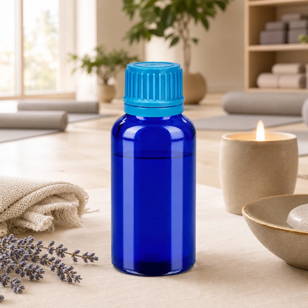 Stilvolle Glasflasche 30ml als nachhaltiges Behältnis für selbstgemachte Naturkosmetik