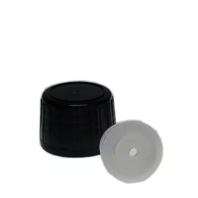 Schraubverschluss schwarz Spri 28mm f PETMedFl, Originalitätsverschluss