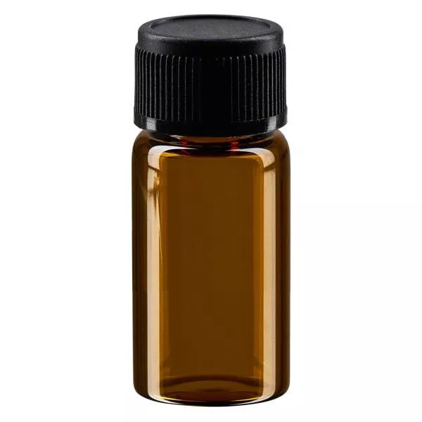 3ml Miniflasche braun Kunststoffverschluss schwarz UT13/3 UNiTWIST 3ml Miniflasche braun Kunststoffverschluss schwarz UT13/3 UNiTWIST