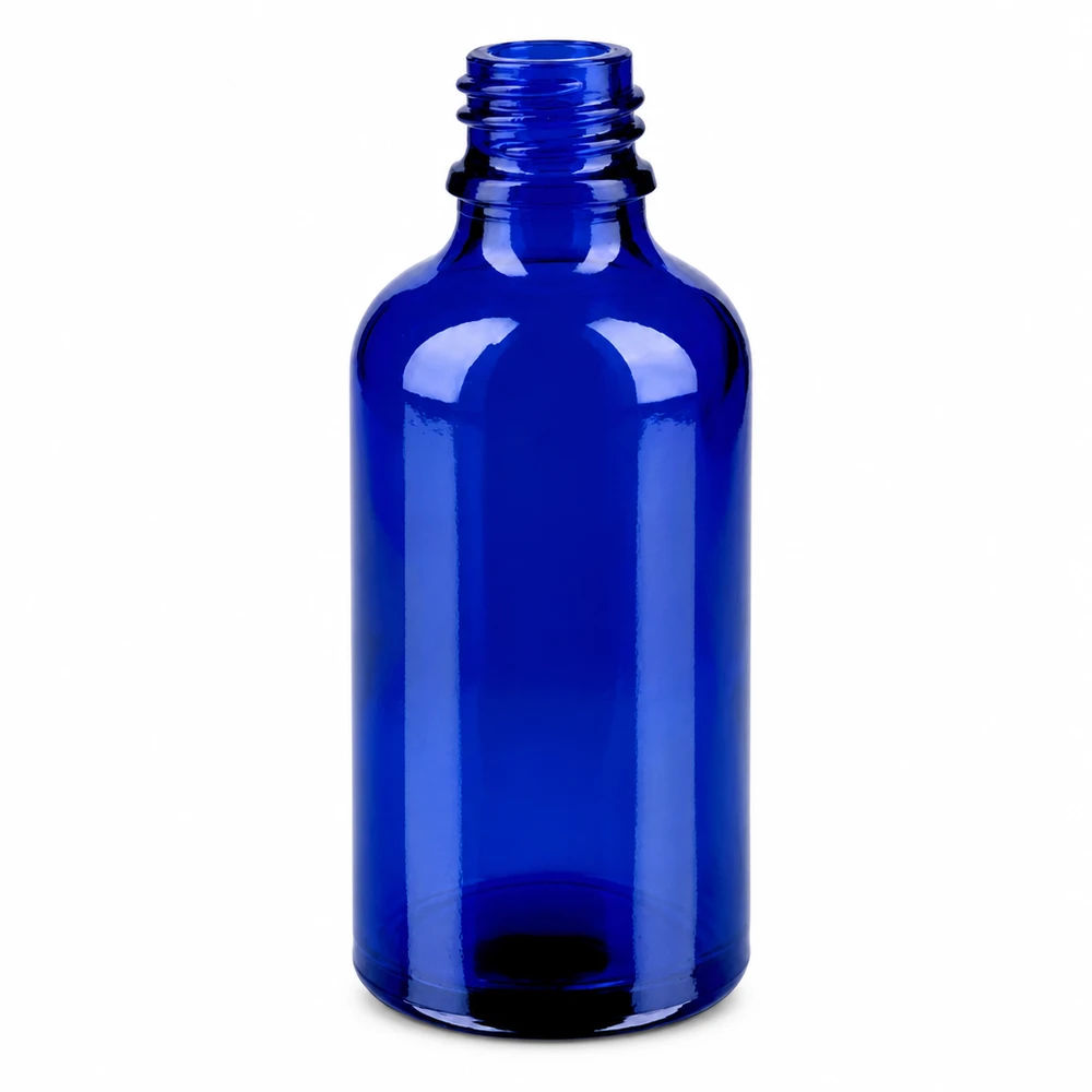 Robuste blaue Glassprayflasche 100ml für professionelle Kosmetik und Pflege