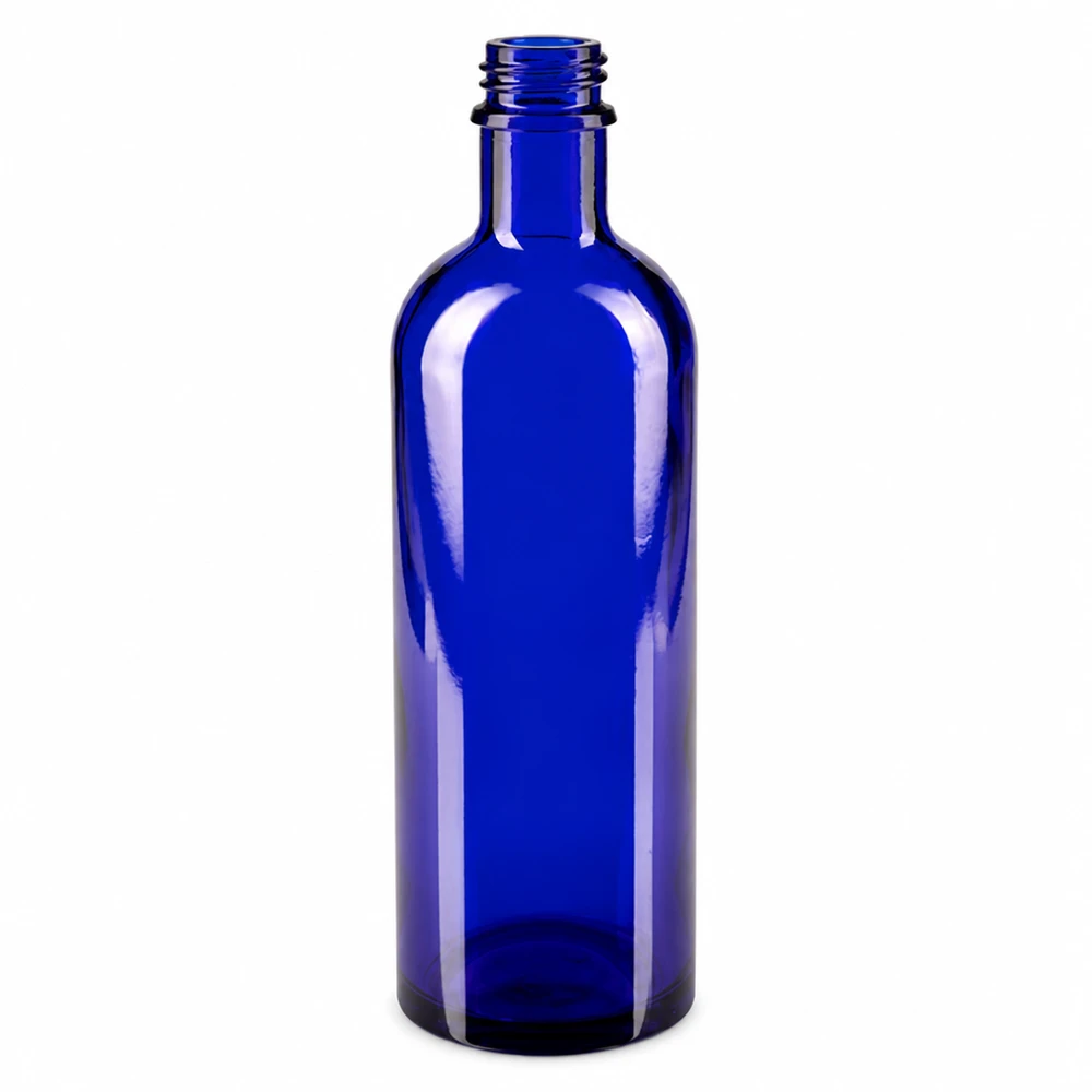 Tropfflasche 200ml DIN 22 BLAUGLAS Pharmazeutische Tropfflasche 200ml Blauglas DIN 22 Standard