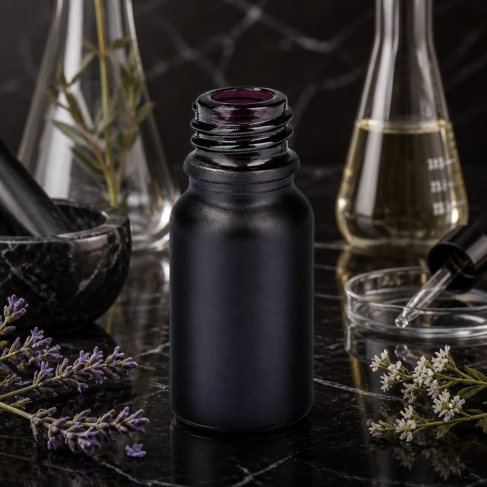 10ml Apothekerflasche BlackLine UT18/10 UNiTWIST Pharmazeutische 10ml Apothekerflasche BlackLine UT18/10 UNiTWIST für professionelle Anwendungen