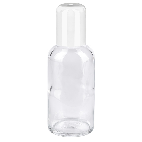 50ml Roll-On Flasche weiß Standardverschluss ClearLine UT18/50 50ml Roll-On Flasche weiß Standardverschluss ClearLine UT18/50
