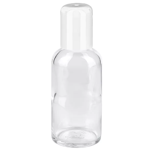 50ml Roll-On Flasche weiß Standardverschluss ClearLine UT18/50