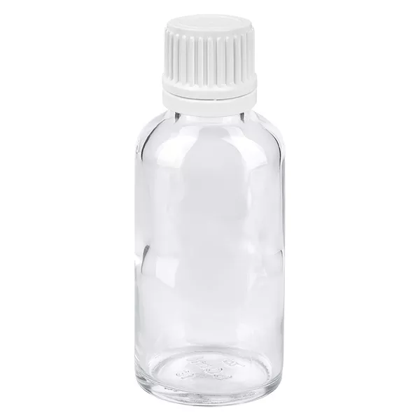 30ml Tropfflasche 0.7mm weiß Originalitätsverschluss ClearLine UT18/30