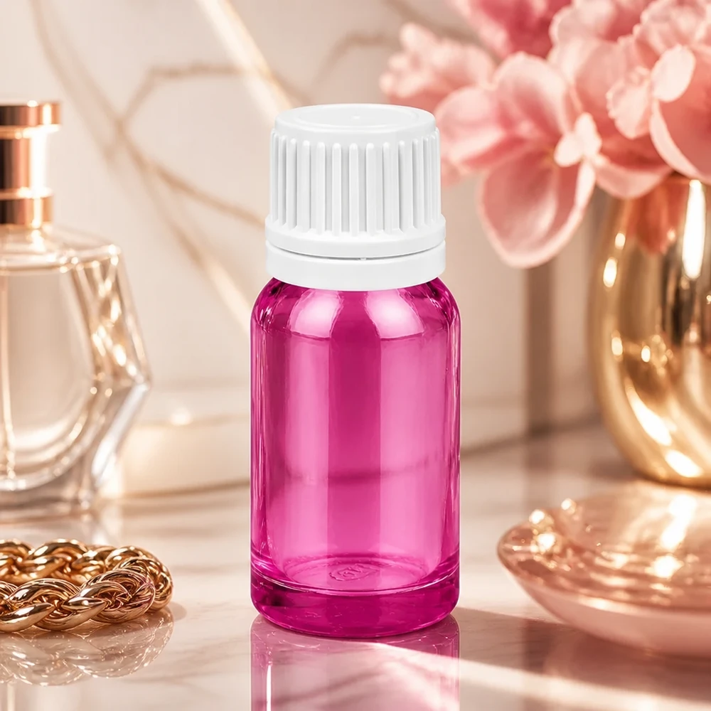 Professionelle 10ml Glasflasche violett mit 0.7mm Tropfgenauigkeit für Laboranwendungen