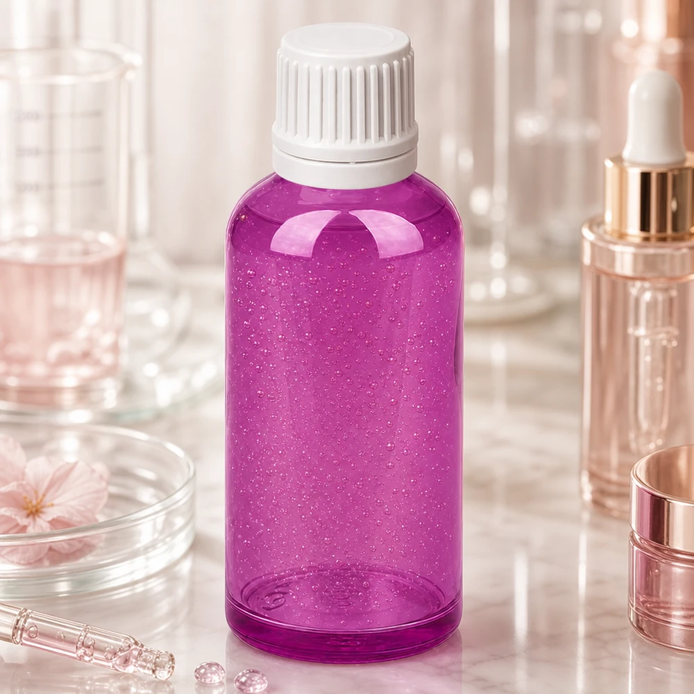 50ml Tropfflasche 0.7mm weiss Originalität Schraubverschlusserschluss PurpleLine UT18/50 Hochwertige 50ml PurpleLine Flasche mit auslaufsicherem weißem OV Verschlusssystem