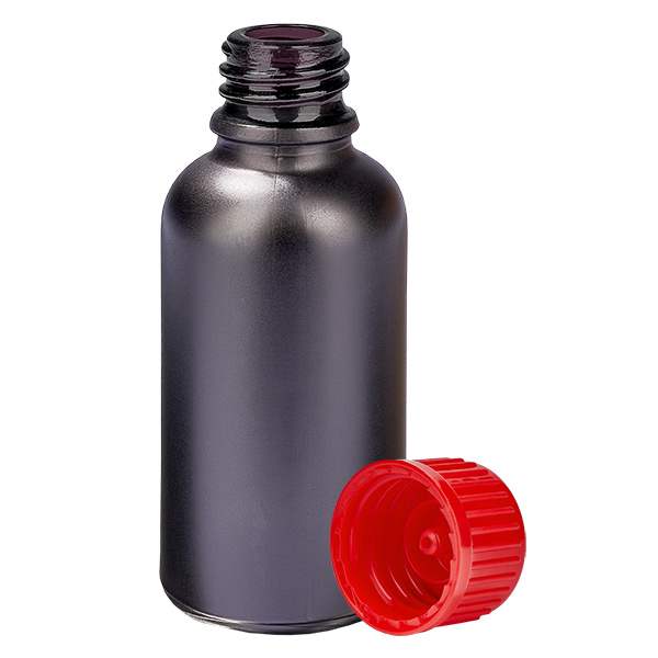 30ml Flasche 11mm Schraubverschluss rot Standard BlackLine UT18/30 30ml Flasche 11mm Schraubverschluss rot Standard BlackLine UT18/30