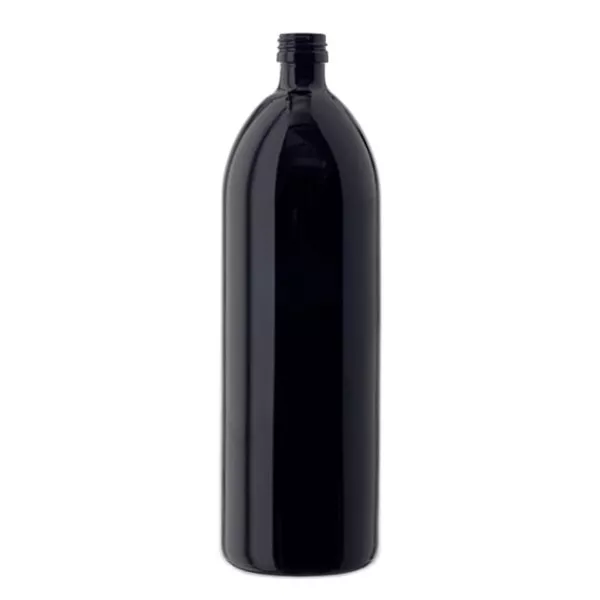 Wasserflasche Violettglas 1000ml rund, DIN PP28Standardverschluss Wasserflasche Violettglas 1000ml rund, DIN PP28Standardverschluss