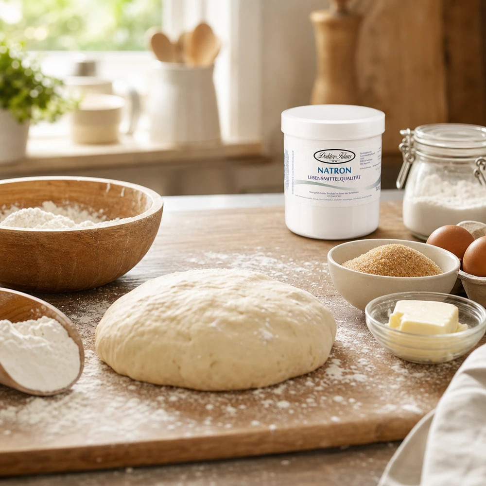 Natron 500g Doktor Klaus in wiederverschließbarer Dose ideal für regelmäßiges Backen und Kochen