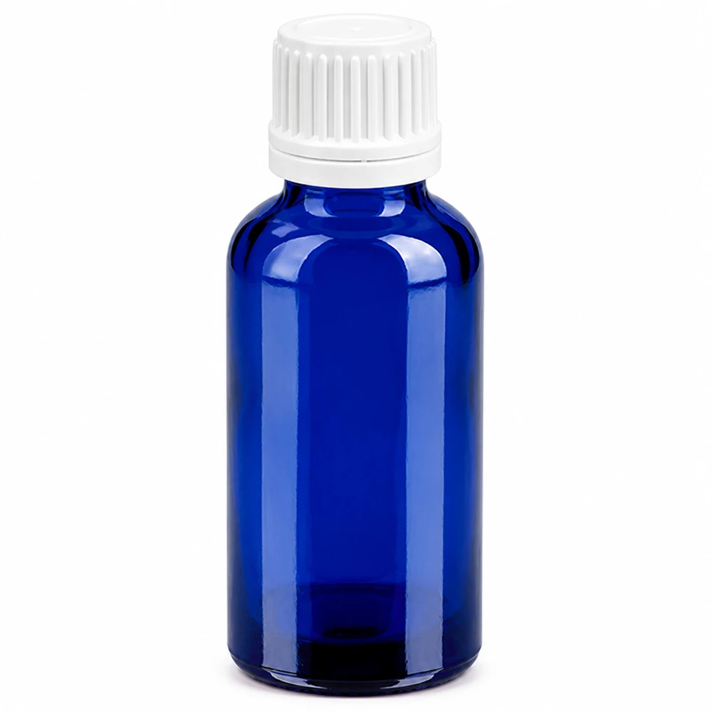 30ml Flasche 11mm Schraubverschluss weiß Originalitätsverschluss BlueLine UT1...