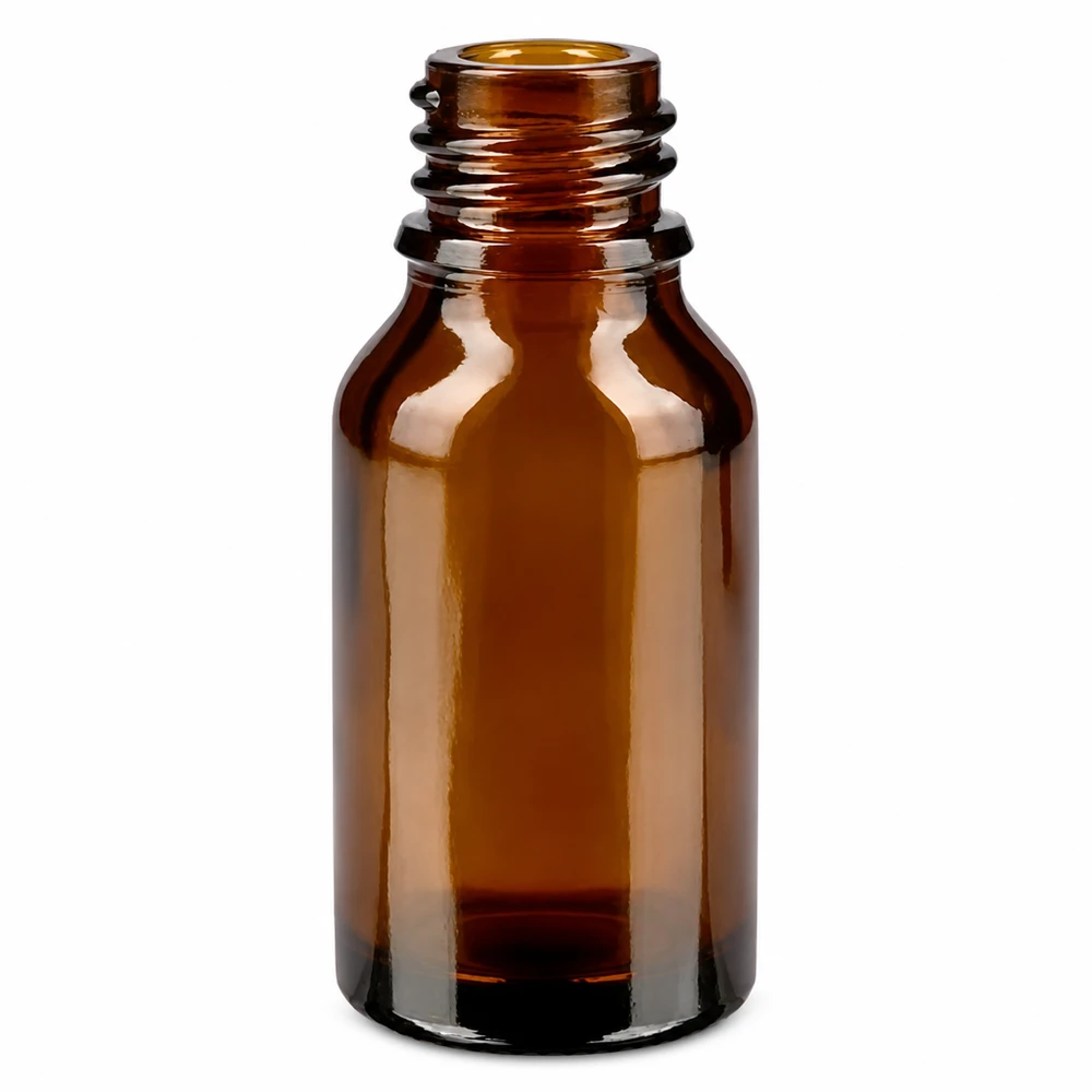 30ml Tropfflasche 1mm schwarz Standardverschluss BrownLine UT18/30 Lichtgeschützte 30ml Tropfflasche aus Braunglas mit Standard-Gewinde UT18 für Flüssigkeiten