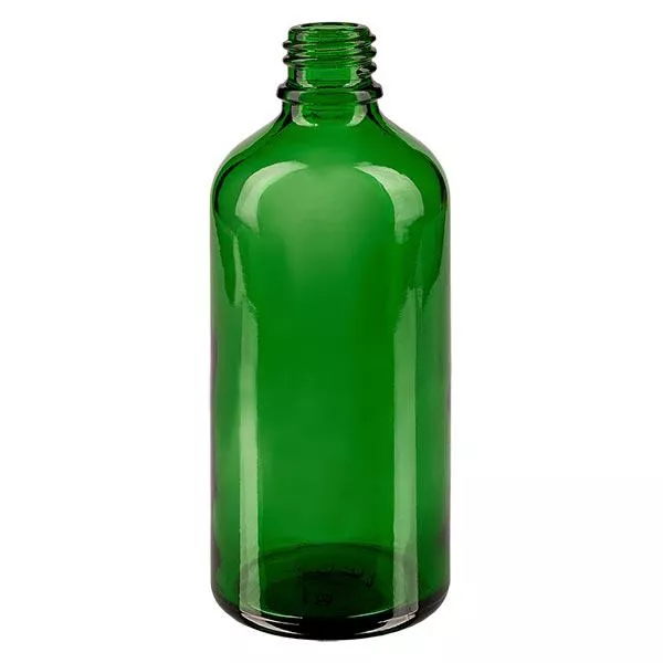 Tropfflasche 100ml DIN 18 Giessring Grünglas