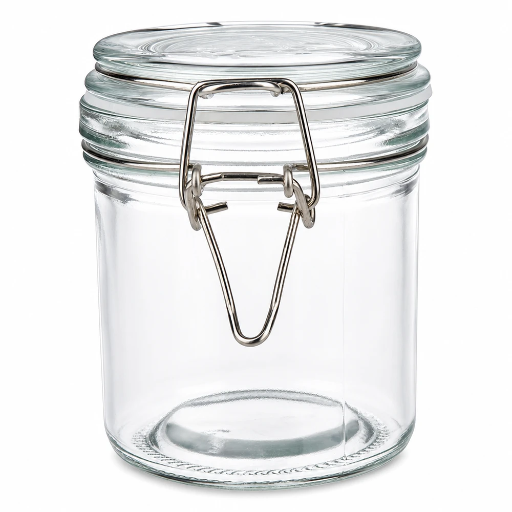 250ml Vorratsglas mit Silikonring und Bügelverschluss UNiTWIST Vielseitiges 250ml Glasgefäß mit hygienischem Verschlusssystem für Marmeladen und Aufstriche