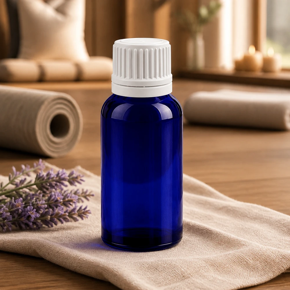 30ml Tropfflasche 0.7mm weiß Originalitätsverschluss BlueLine UT18/30 Ergonomische 30ml Tropfflasche mit rutschfestem Verschluss für einfache Handhabung im Alltag
