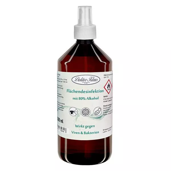 Flächendesinfektion Spray 1000ml Doktor-Klaus Flächendesinfektion Spray 1000ml Doktor-Klaus