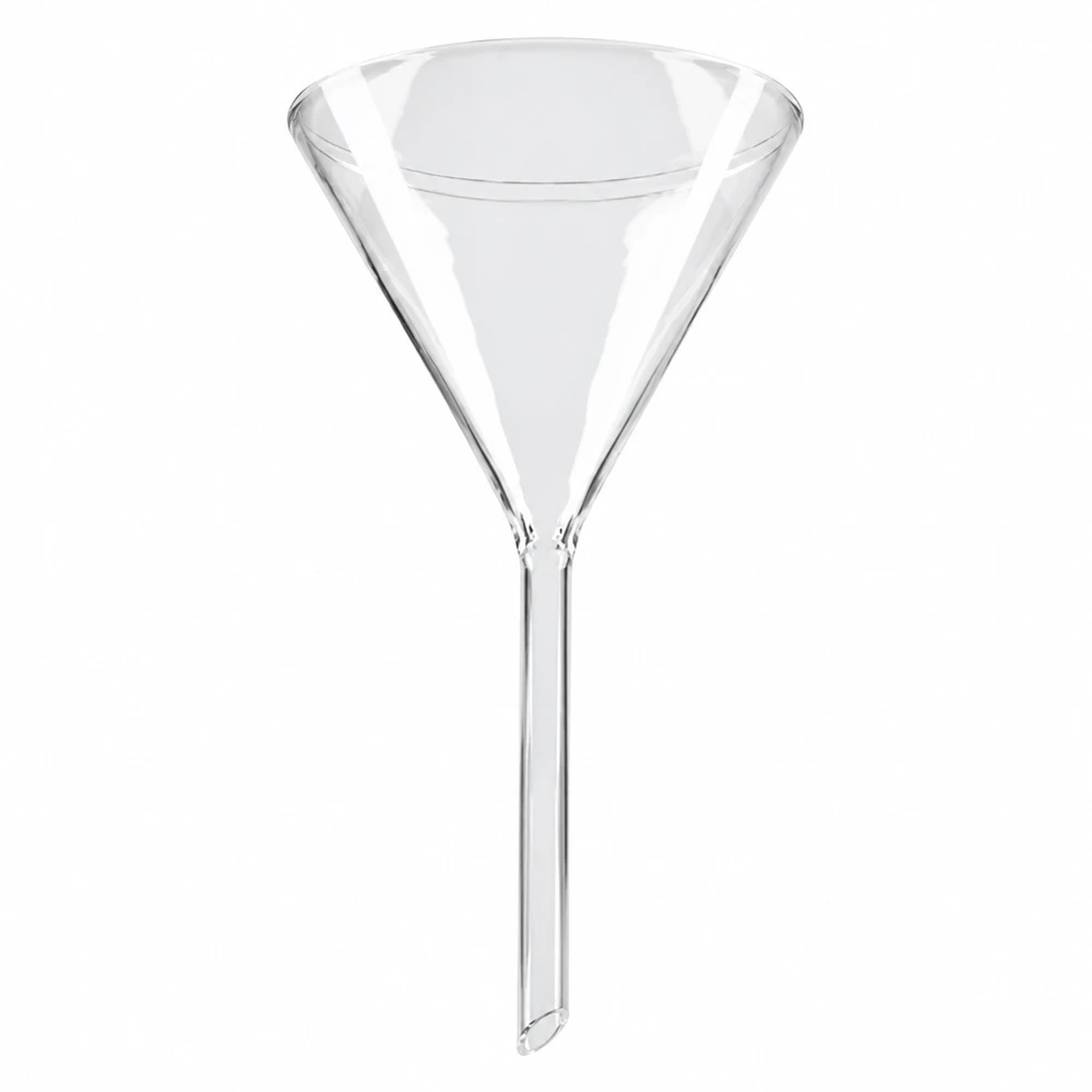 Professioneller Einfülltrichter aus Kalk-Soda-Glas 80mm Öffnung für sauberes Abfüllen