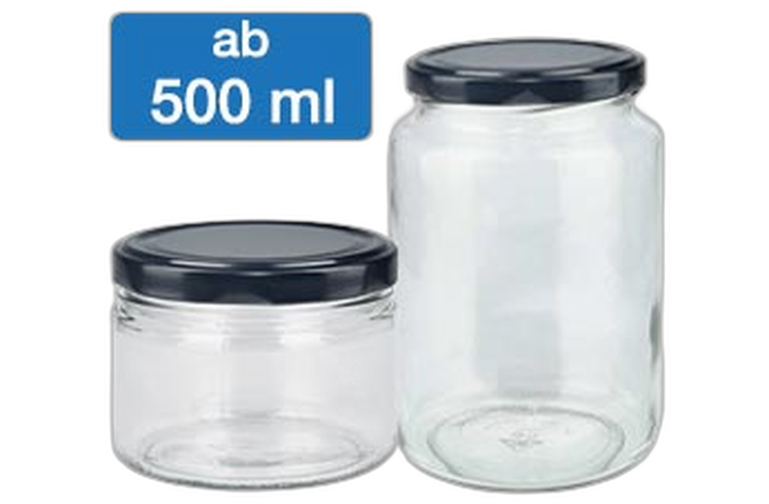 ab 500ml bis 999ml