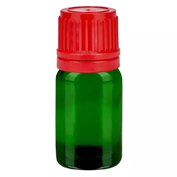5ml Flasche 11mm Schraubverschluss rot Originalitätsverschluss GreenLine UT18/5