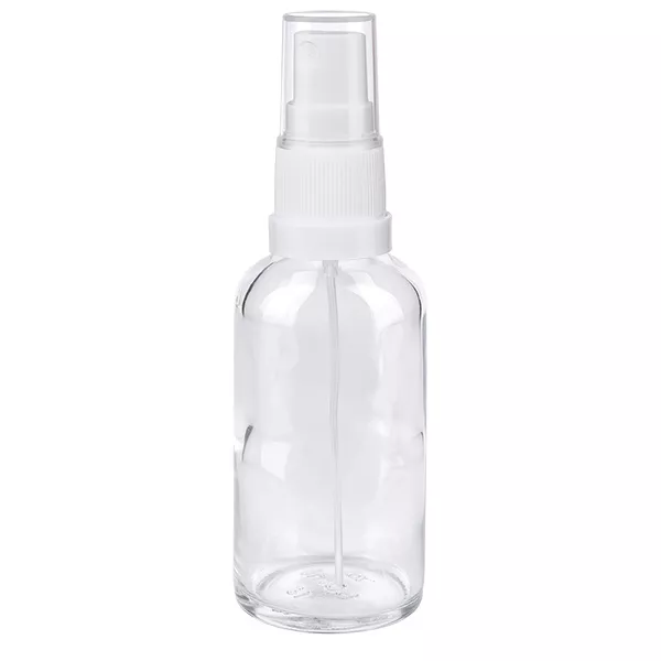 50ml Sprayflasche weiß/transparent Standardverschluss ClearLine UT18/50
