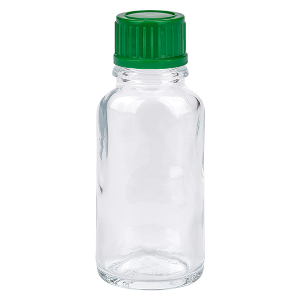 20ml Flasche 11mm Schraubverschluss grün Standard ClearLine UT18/20 20ml Flasche 11mm Schraubverschluss grün Standard ClearLine UT18/20