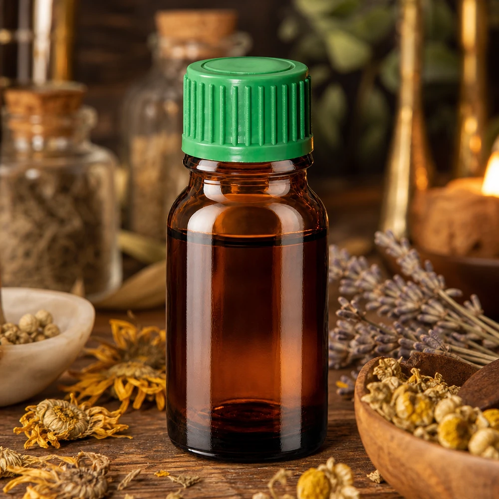 10ml Glasflasche braun grüner Tropfer STD BrownLine Serie für sichere Aufbewahrung und Dosierung
