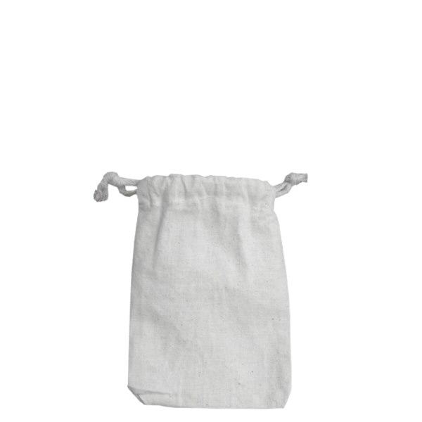 Stoffsäckchen mit Kordelzug 8x10cm, Baumwolle
