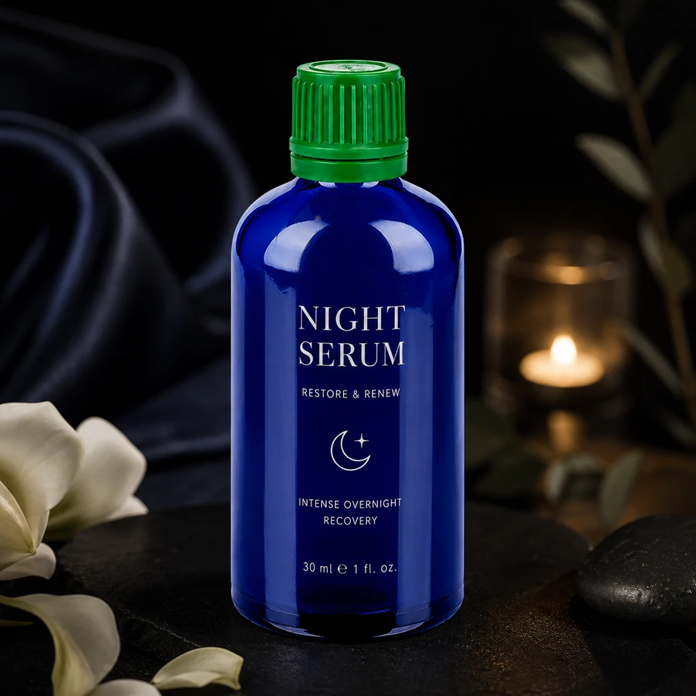 Premium Glasflasche 100ml mit matter Oberfläche verleiht Produkten luxuriöse Optik