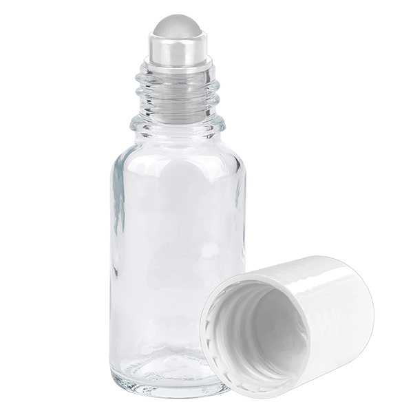 20ml Roll-On Flasche weiß Standardverschluss ClearLine UT18/20 20ml Roll-On Flasche weiß Standardverschluss ClearLine UT18/20
