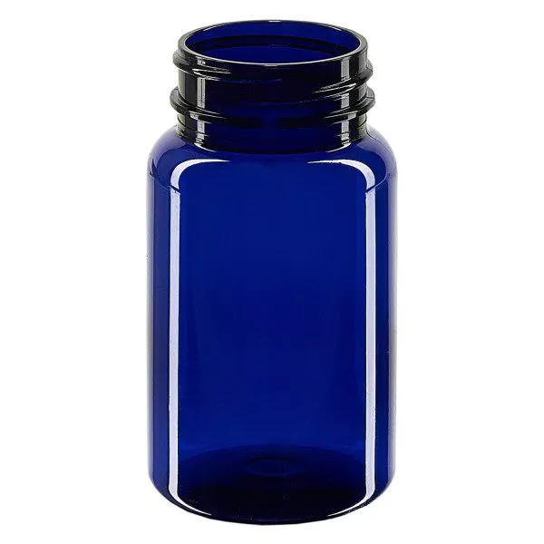 Petpacker 100ml kobaltblau Öffnung 38mm ohne Deckel Petpacker 100ml kobaltblau Öffnung 38mm ohne Deckel