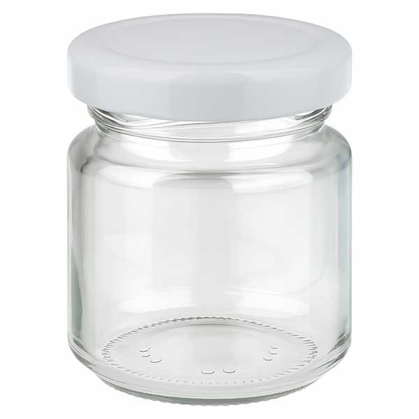 53ml Rundglas mit BasicSeal Deckel weiß UNiTWIST