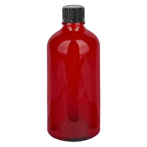 100ml Flasche 11mm Schraubverschluss schwarz Standard RedLine UT18/100 100ml Flasche 11mm Schraubverschluss schwarz Standard RedLine UT18/100