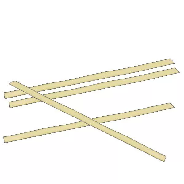 Clipbandverschluss flach gold (100er Pack) 140mm