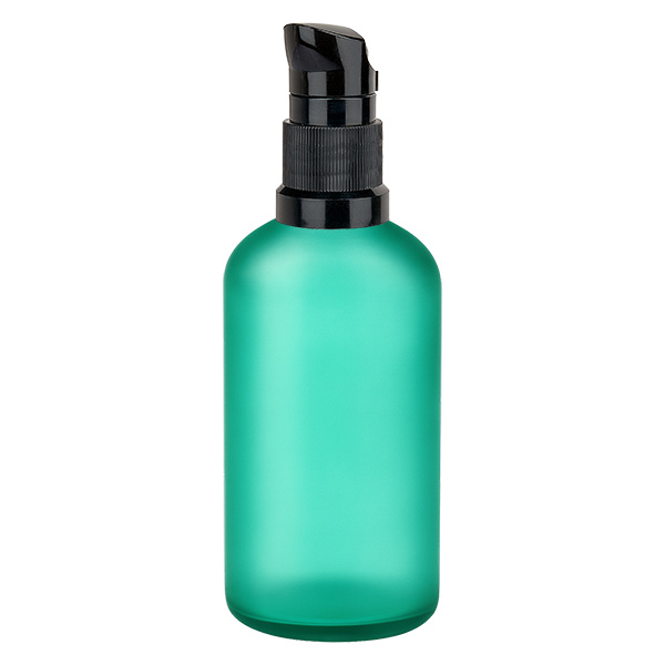 100ml Pumpflasche schwarz Standardverschluss GreenLine UT18/100