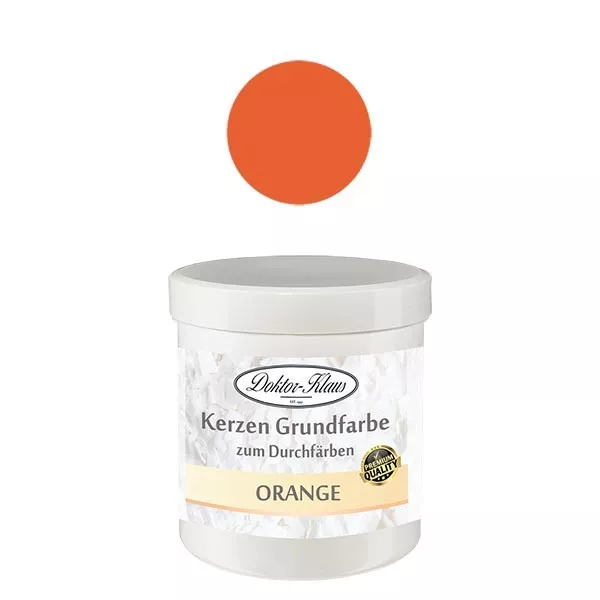 Doktor-Klaus Kerzengrundfarbe Orange, 7gr, in Dose Doktor-Klaus Kerzengrundfarbe Orange, 7gr, in Dose
