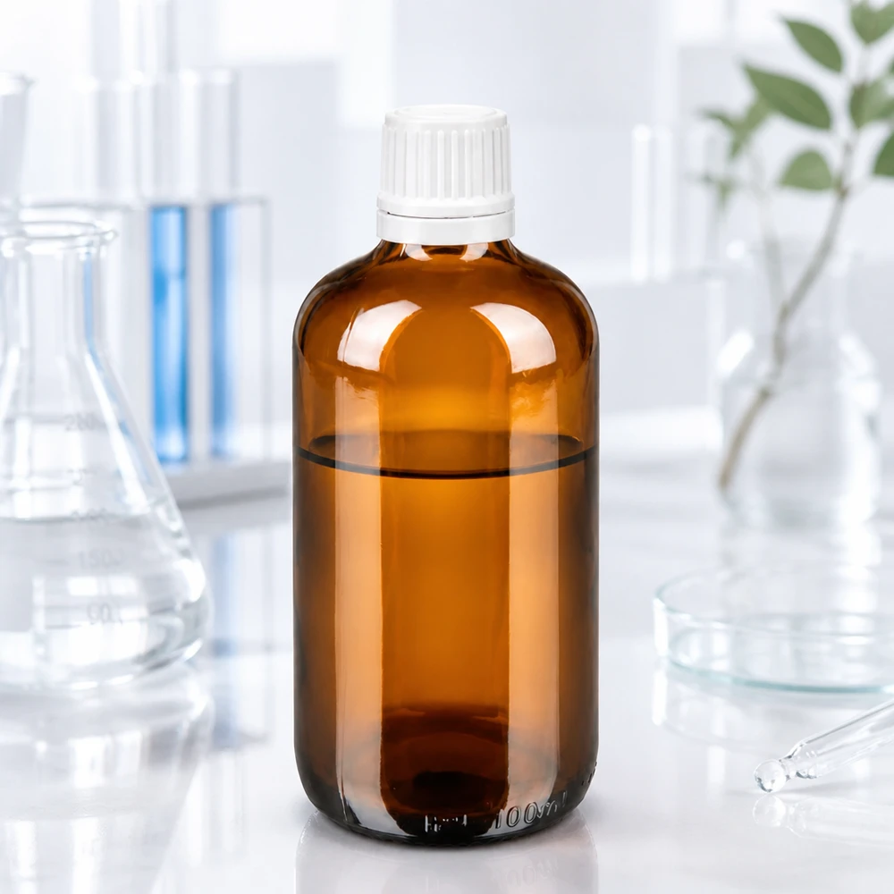Apothekenflasche braun 100ml Tropfverschluss 1.2mm weiß Originalitätsverschluss 100ml UV-Schutz Braunglas Tropfflasche mit 0,7mm Tropfer für ätherische Öle und Pharmazeutika