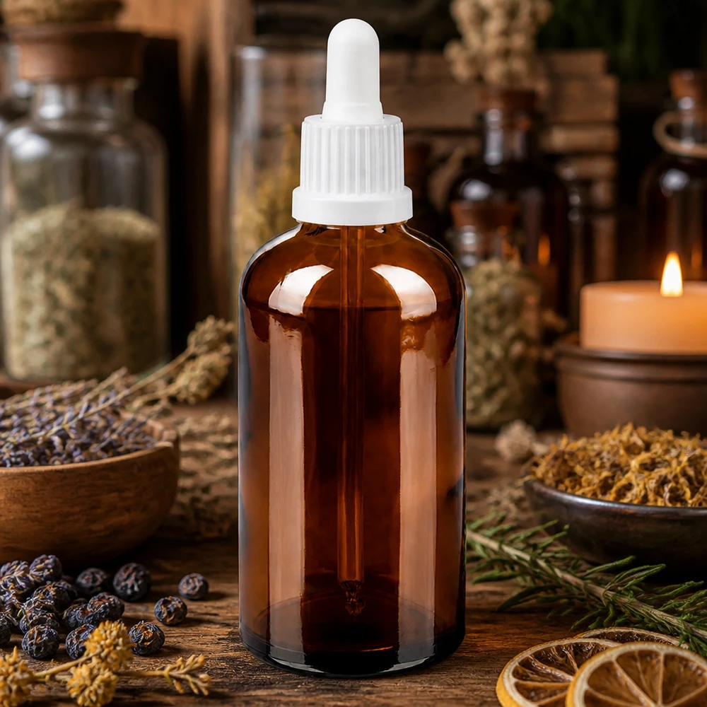 Nachfüllbare 100ml BrownLine Pipettenflasche für umweltbewusste Produktnutzung