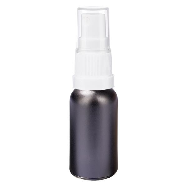 30ml Sprayflasche mit weißem Verschluss BlackLine UT18/30 30ml Sprayflasche mit weißem Verschluss BlackLine UT18/30