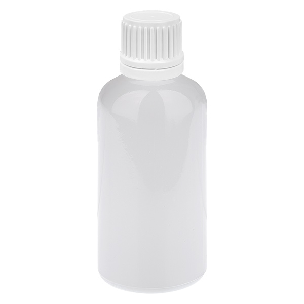 50ml Tropfflasche 0.7mm weiß Originalitätsverschluss WhiteLine UT18/50