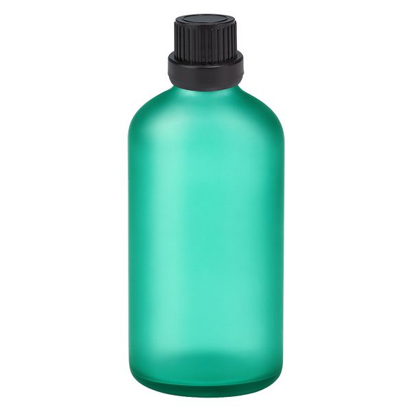 100ml Tropfflasche 2mm schwarz Originalitätsverschluss GreenLine UT18/100
