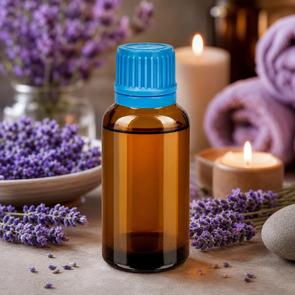 30ml Laborflasche mit Originalitätsgarantie durch blauen Verschluss für sichere Aufbewahrung