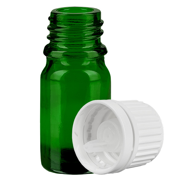 5ml Tropfflasche 0.7mm weiß Originalitätsverschluss GreenLine UT18/5 5ml Tropfflasche 0.7mm weiß Originalitätsverschluss GreenLine UT18/5