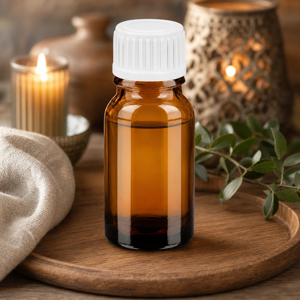 10ml Tropfflasche 0.9mm weiß Standardverschluss BrownLine UT18/10 Vielseitige 10ml Tropfflasche aus braunem Glas für Kosmetik Aromatherapie und pharmazeutische Anwendungen
