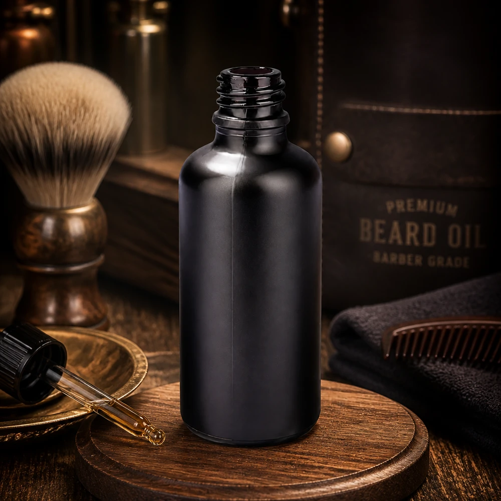 Professionelle 50ml Apothekerflasche BlackLine UT18/50 UNiTWIST für Aromatherapie und ätherische Öle