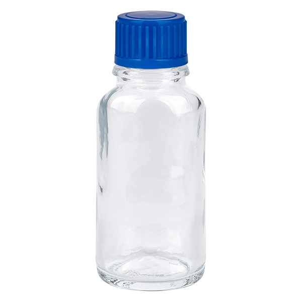 20ml Flasche 11mm Schraubverschluss blau Standard ClearLine UT18/20