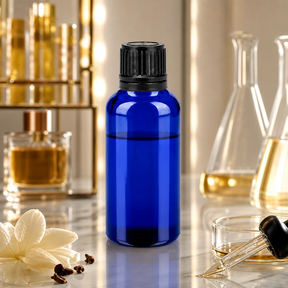 30ml Flasche 11mm Schraubverschluss schwarz Originalitätsverschluss BlueLine UT18/30 30ml UV-Schutz Glasflasche mit ergonomischem Design für Pharmazie und Forschung